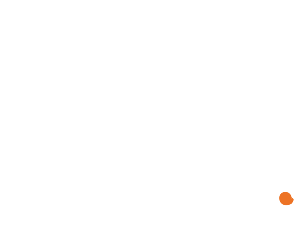 Het bedrijfslogo van Hero met daarin de slogan working for you en een oranje punt